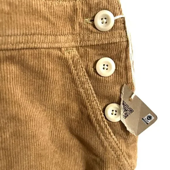 Patagonia Women's Stand Up Cropped Corduroy Overalls Size 6 - Picture 4 of 7